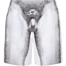 Плавки-шорты с графичным принтом