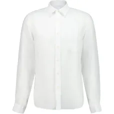 Рубашка прямого кроя с длинными рукавами