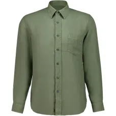 Рубашка с нагрудным карманом и длинными рукавами