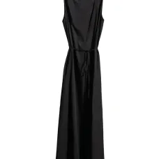 Платье макси Minna с высоким воротником