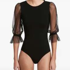 Боди Bellerose с сетчатыми рукавами