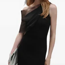 Платье макси Zinnia на одно плечо