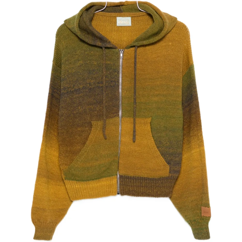 Кардиган-худи с длинными рукавами