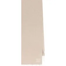 Шарф с логотипом и бахромой