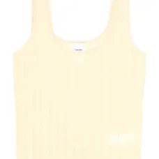 Трикотажная майка в рубчик