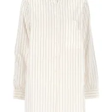 Рубашка в полоску с карманом