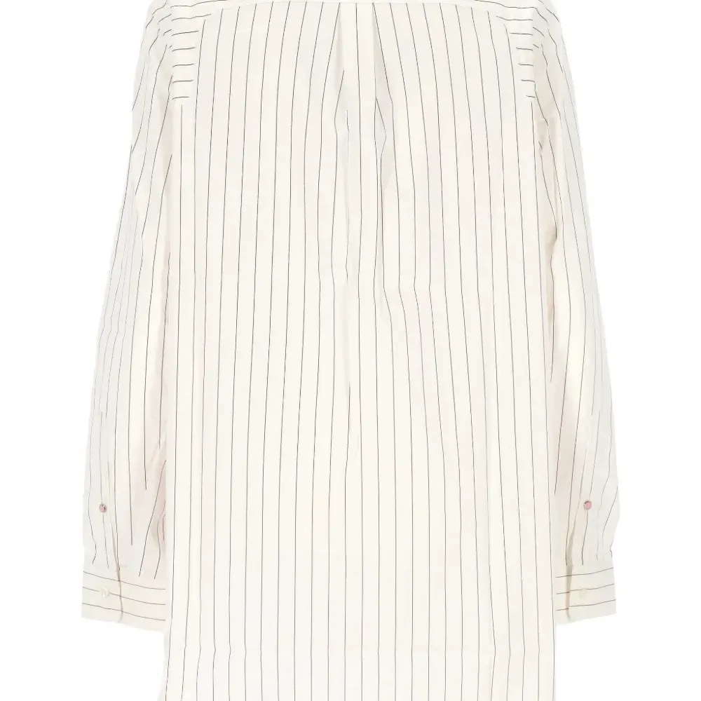 Рубашка в полоску с карманом