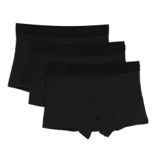 Трусы-боксеры с логотипом на поясе (набор из трех штук)