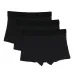 Трусы-боксеры с логотипом на поясе (набор из трех штук)