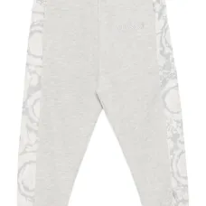 Трикотажные брюки с вышитым логотипом Трикотажные брюки с вышитым логотипом