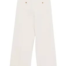 Брюки с логотипными пуговицами