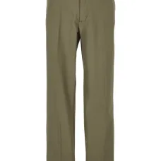 Брюки прямого кроя на пуговицах