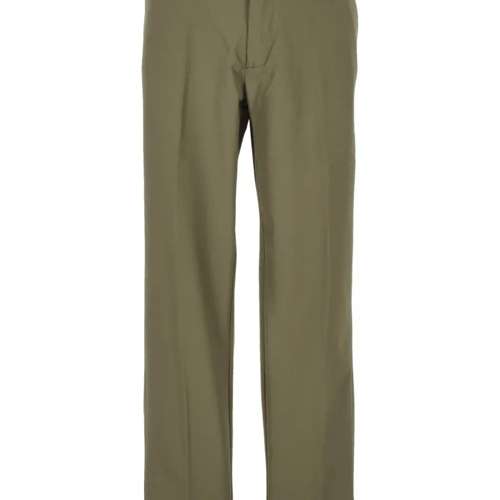 Брюки прямого кроя на пуговицах