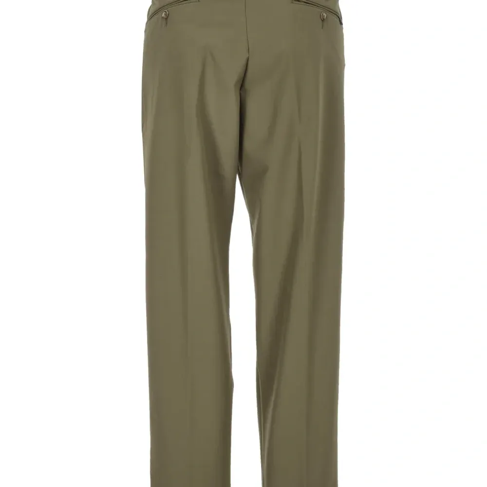 Брюки прямого кроя на пуговицах