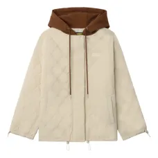 Стёганая куртка с капюшоном