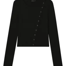 Асимметричный топ с пуговицами