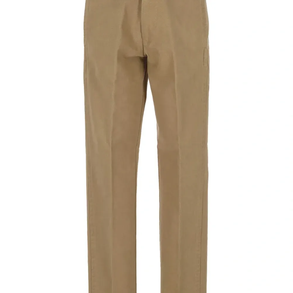 Брюки прямого кроя на пуговицах