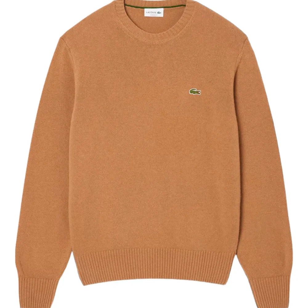 Свитер с круглым вырезом и логотипом