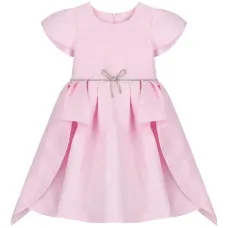 Украшенное атласное платье