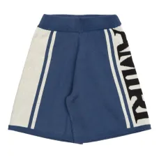 Шорты в полоску с логотипом