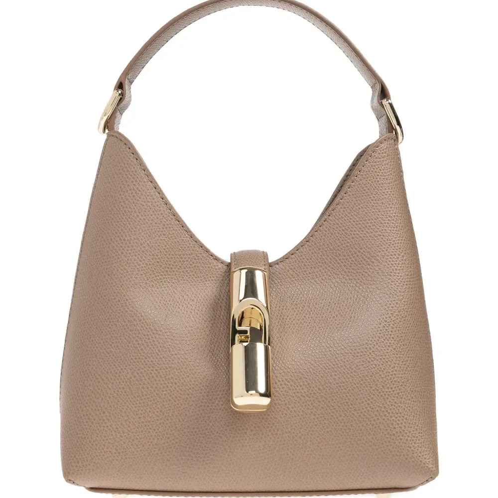 Маленькая кожаная сумка-тоут Iride с замком