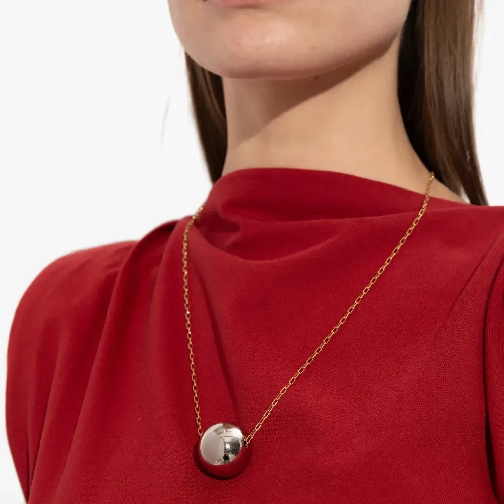 Ожерелье с подвеской в форме сферы
