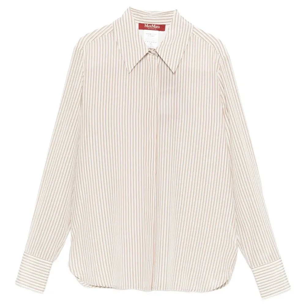 Флиртующая рубашка в полоску