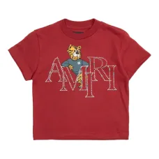 Футболка с графическим рисунком и стразами