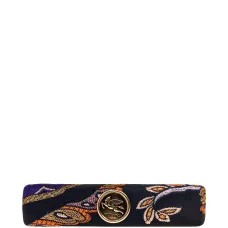 Заколка для волос с логотипом и узором "пейсли"