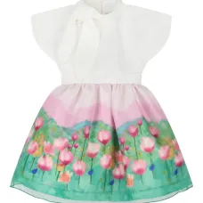 Платье с цветочным принтом и завязками Платье с цветочным принтом и завязками