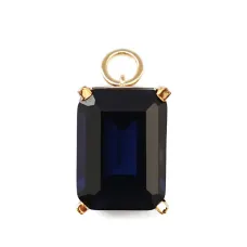 Серьги-подвески с украшением из камней