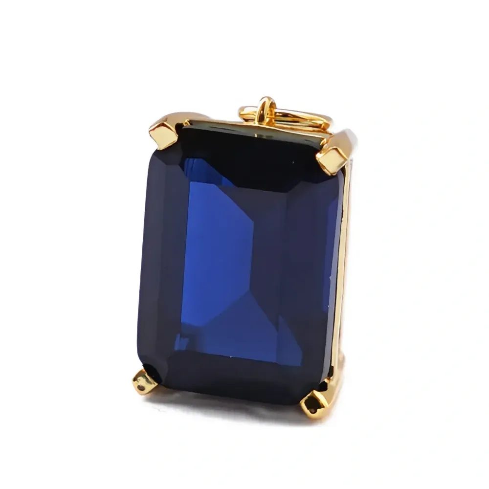 Серьги-подвески с украшением из камней