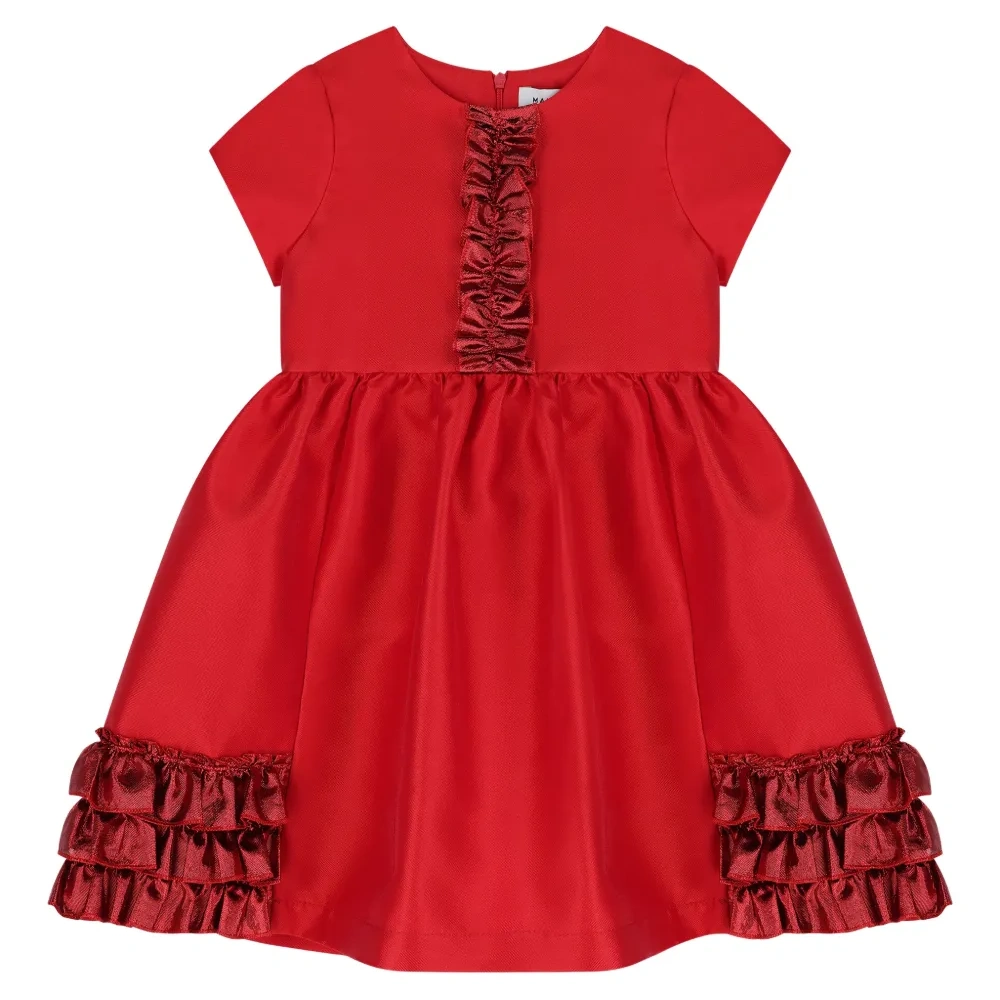 Платье с рюшами