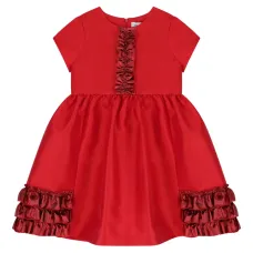 Платье с рюшами