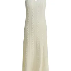 Платье миди с косами