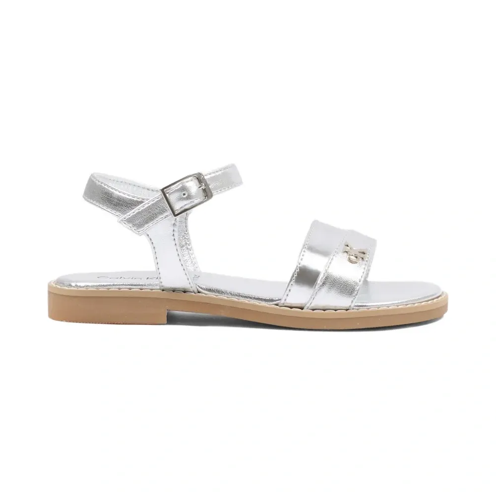 Босоножки с ремешком и пряжкой с логотипом