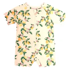 Комплект с лимонным принтом для защиты от солнца