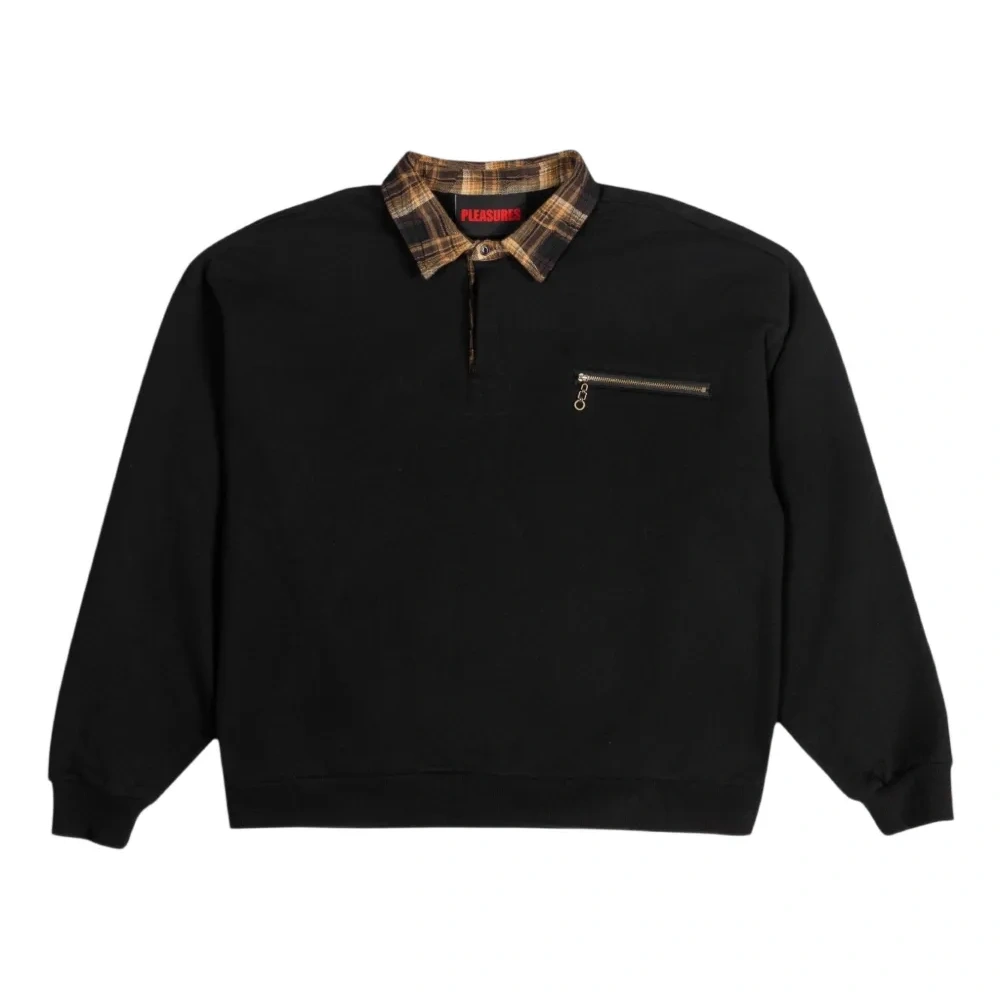 Поло с карманом и молнией