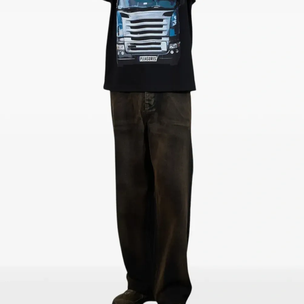 Свитшот с цифровым принтом и длинными рукавами