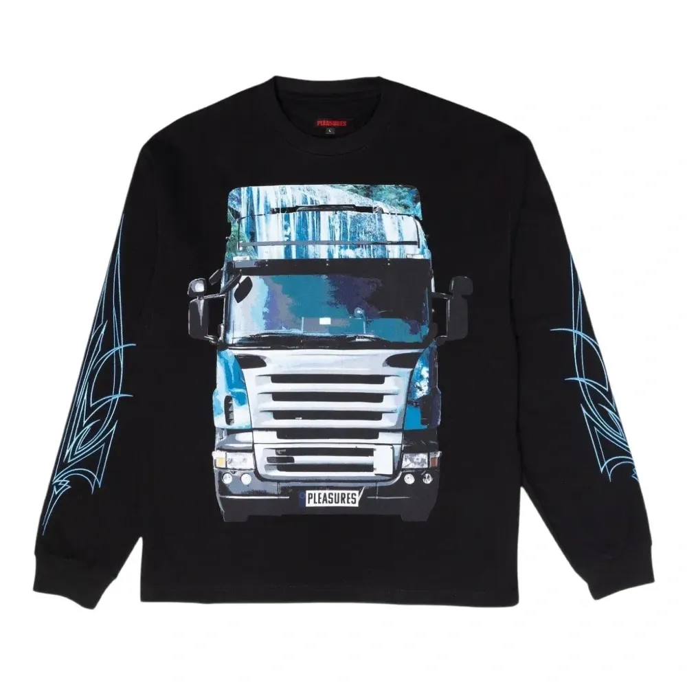 Свитшот с цифровым принтом и длинными рукавами