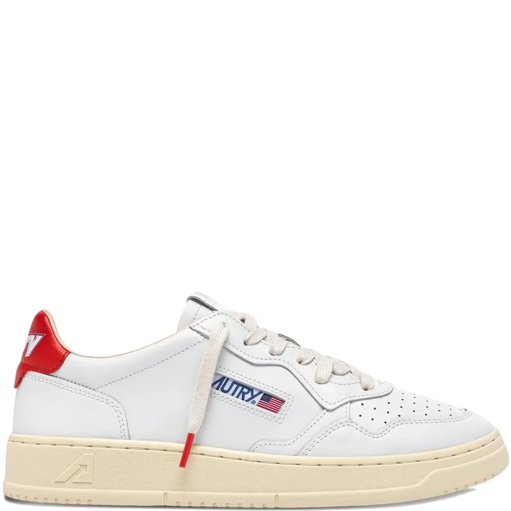 Кожаные кеды Medalist на низкой подошве