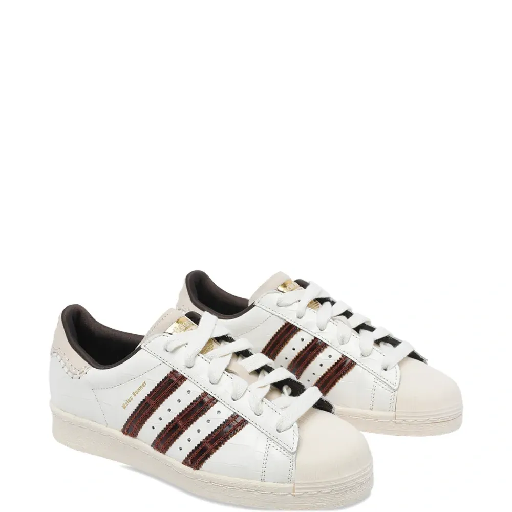 Кроссовки X Wales Bonner Superstar с круглым носком и логотипом Кроссовки X Wales Bonner Superstar с круглым носком и логотипом