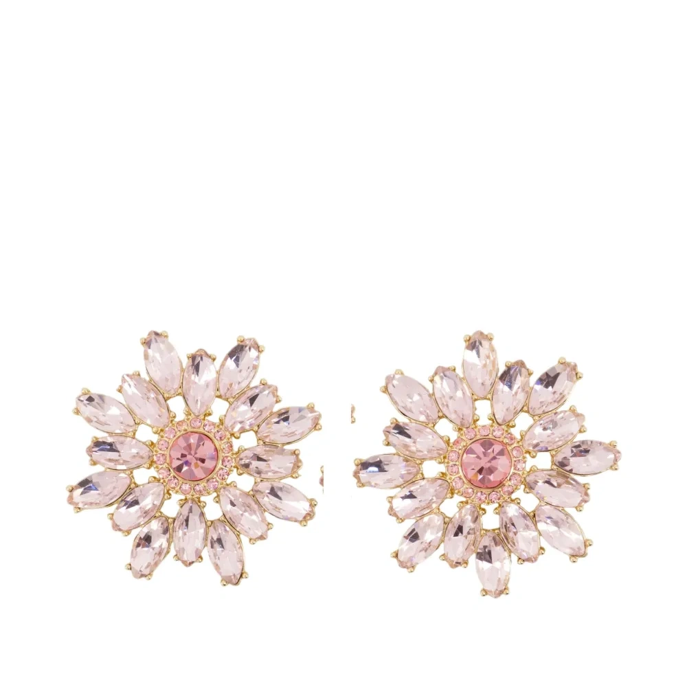 Серьги в форме цветка