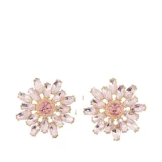 Серьги в форме цветка