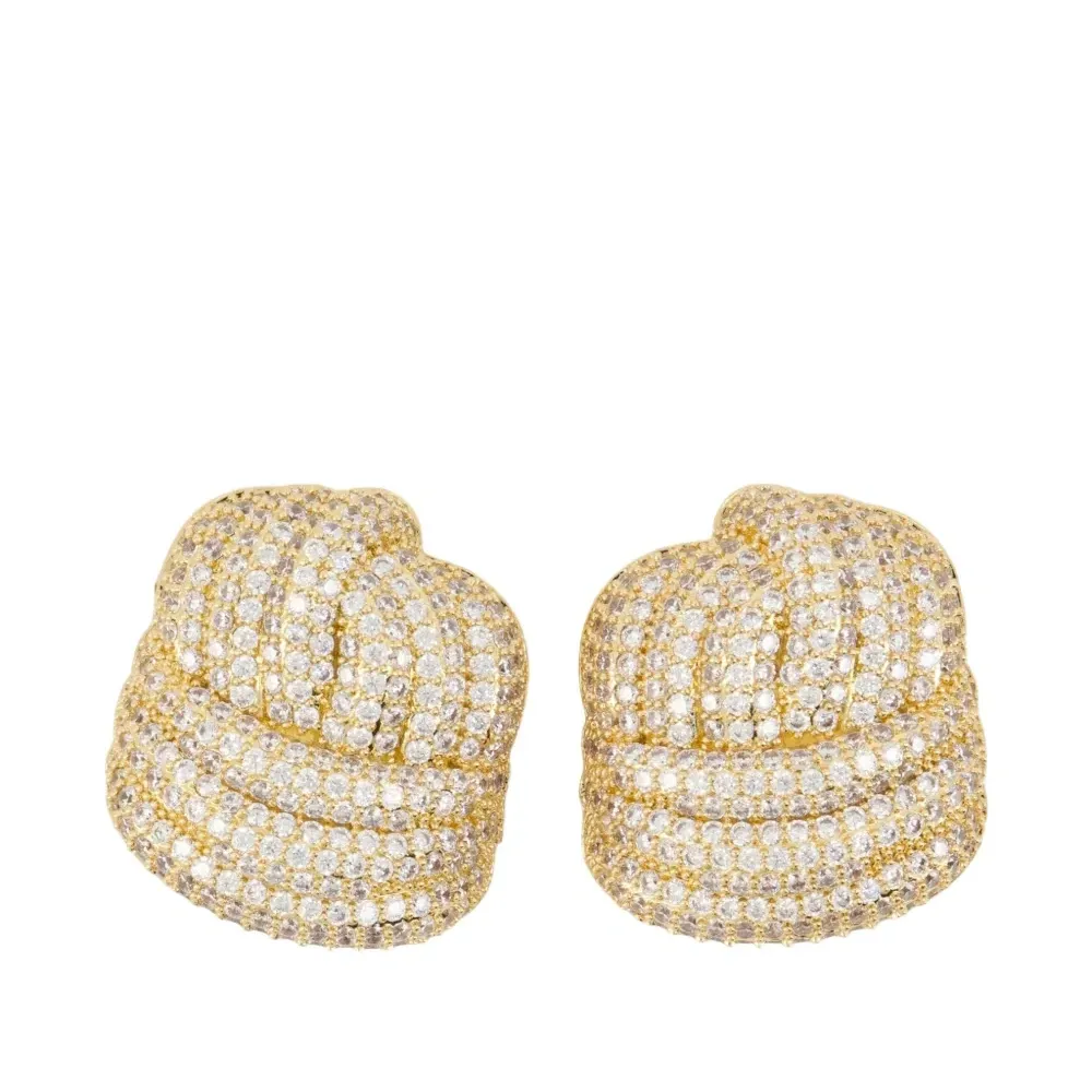 Серьги с эффектом узла