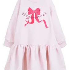 Платье-свитшот с оборчатым подолом