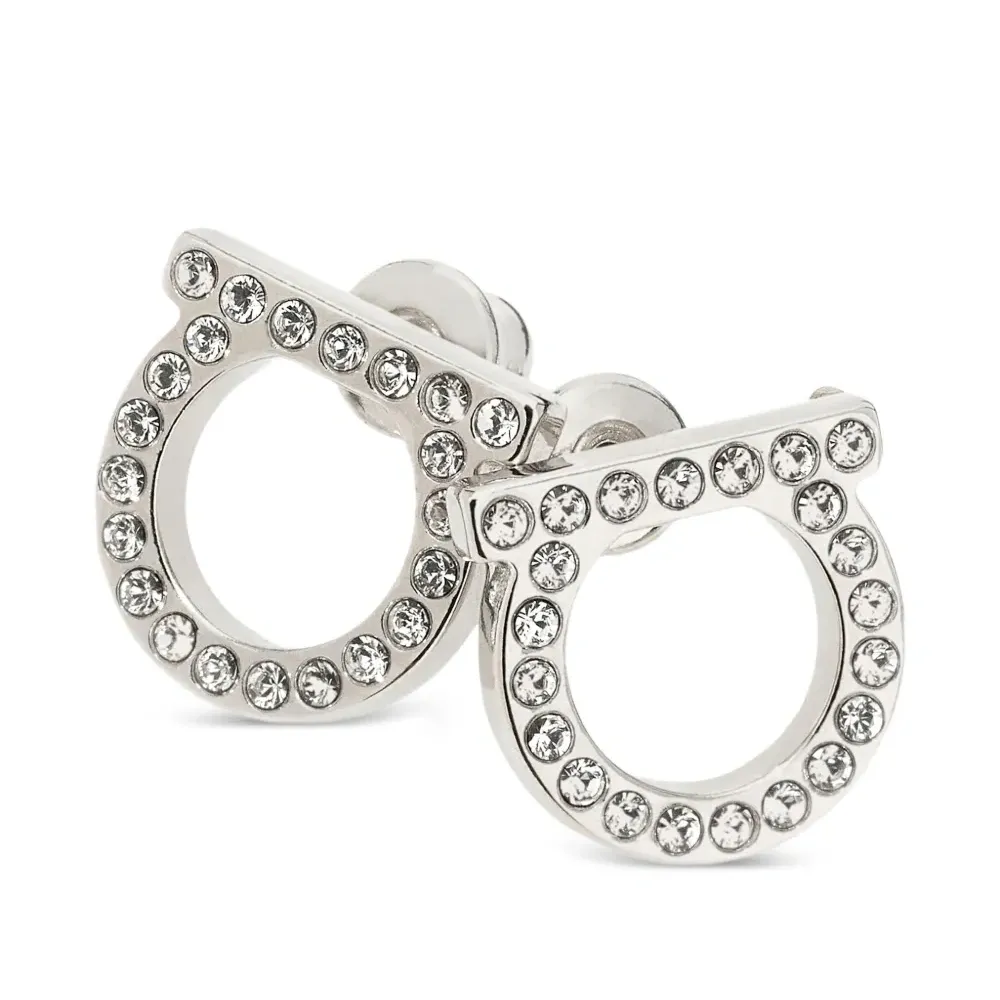 Серьги L Gancini с кристаллами