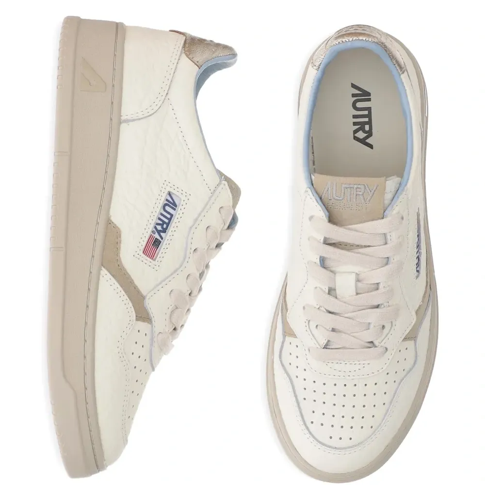 Кроссовки Medalist из замши с перфорацией