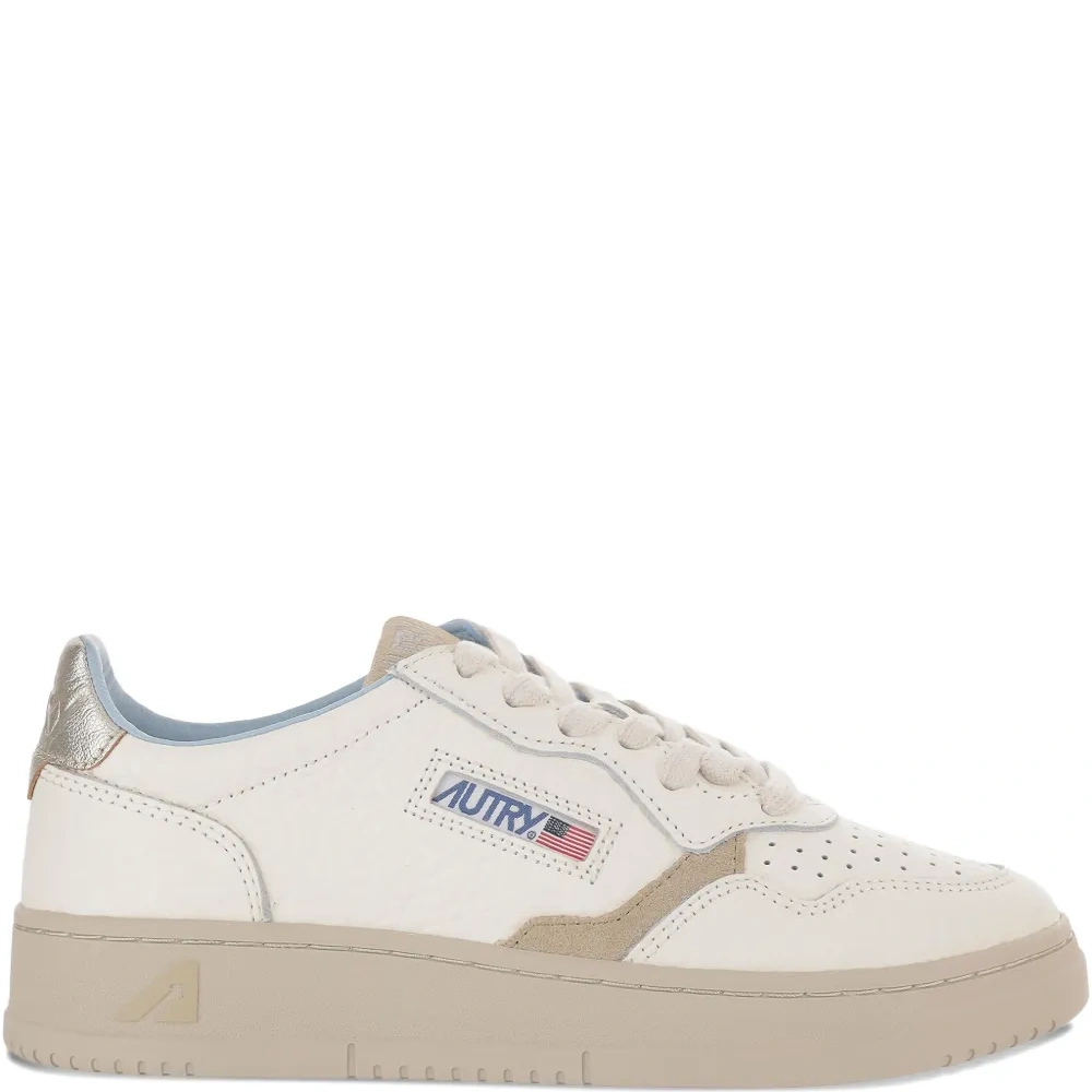 Кроссовки Medalist из замши с перфорацией