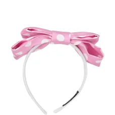 Ободок с узором в горох